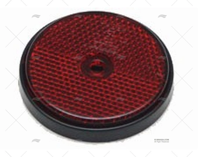 ROUND REFLECTORS 60mm RED