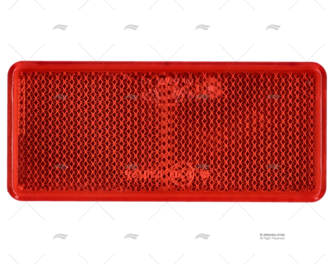CATADIÓPTRICO 90X40mm VERMELHO