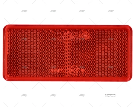 ROUND REFLECTORS 90X40mm RED