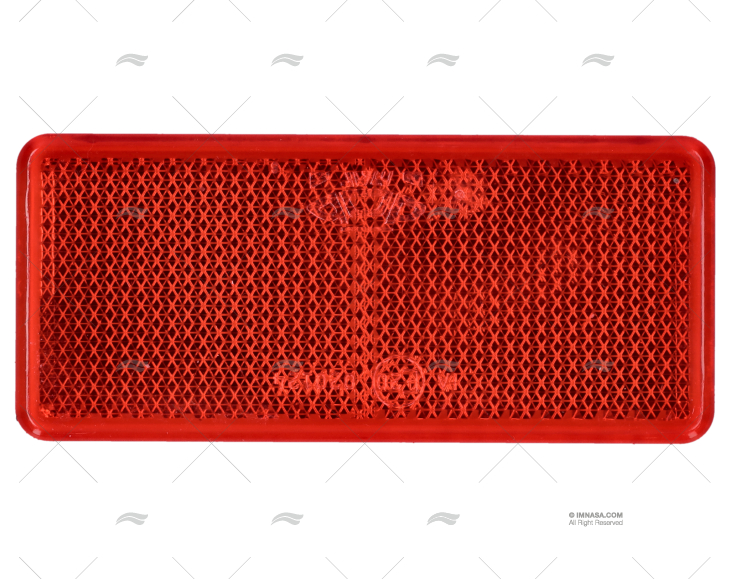 CATADIOPTICO 90X40mm ROJO