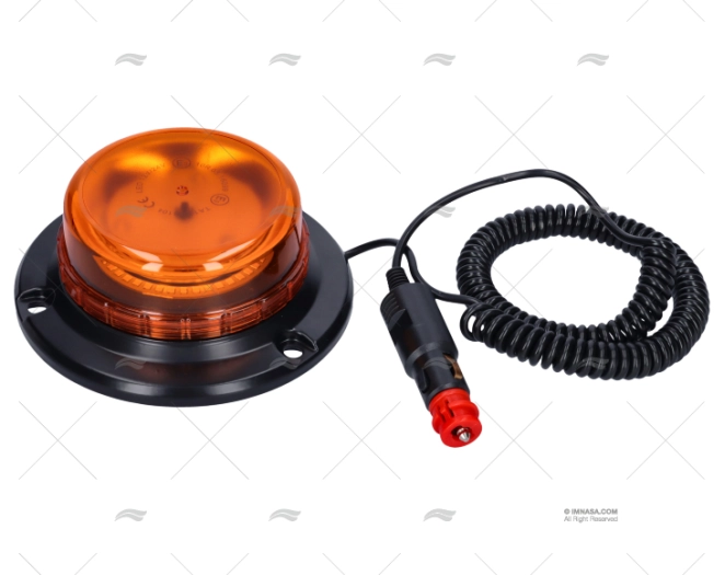 GIROFARO ROTATIVO LED 12/24V MECHERO