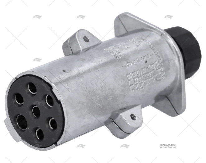 UNIPOLAR TRAILER PLUG 7 PIN ALUMINIUM 24