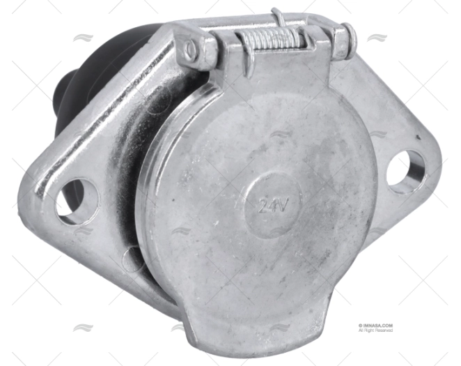 BASE FICHA ALUMÍNIO 7 PINOS 24V