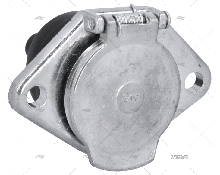 BASE FICHA ALUMÍNIO 7 PINOS 24V