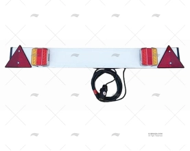 KIT LUCI RIMORCHIO 5m  CON PIASTRA