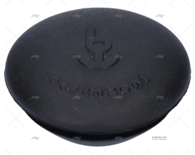 TAMPÃO BORRACHA ESTRUTURA H:3mm PRETO BESENZONI