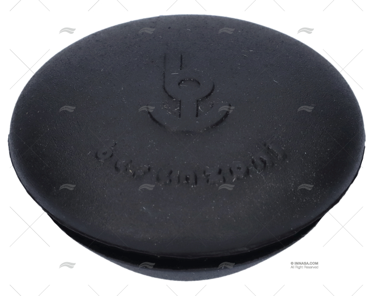 TAMPÃO BORRACHA ESTRUTURA H:3mm PRETO BESENZONI