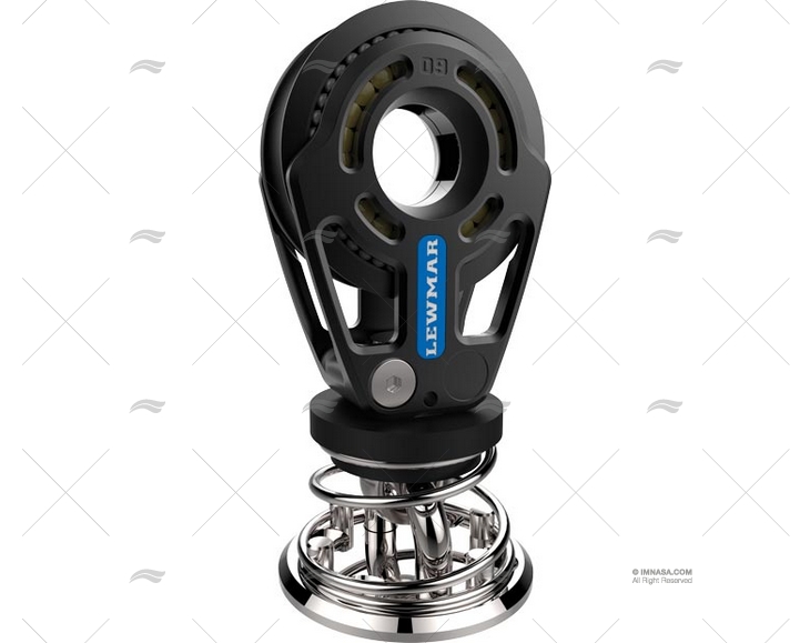 PULEGGIA RACING 130 SINGOLA C/BASE VERT. LEWMAR