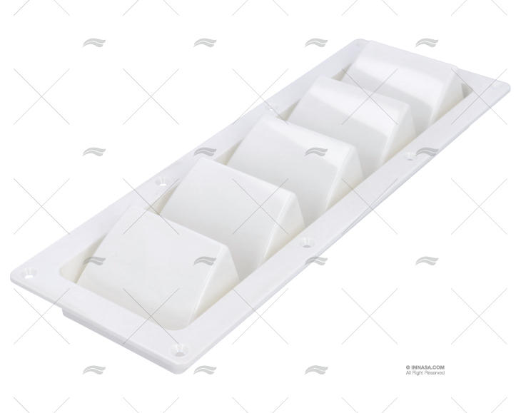 GRILLE PVC BLANC 336.6mm X 120.7mm