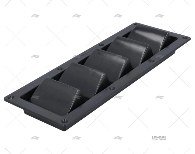 GRIGLIA NERA ABS 335x120mm MARINE TOWN