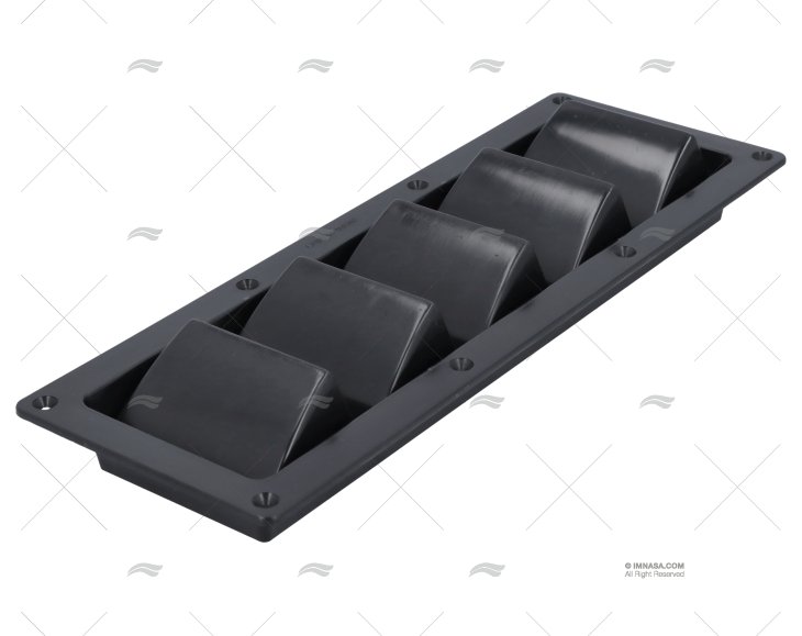 BLACK SLOTTED VENT ABS 335x120mm
