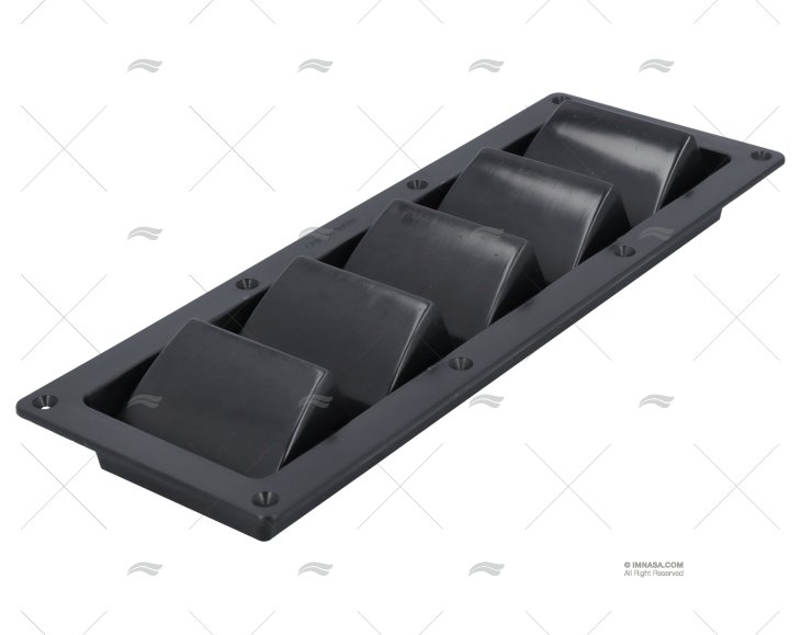 GRIGLIA NERA ABS 335x120mm MARINE TOWN