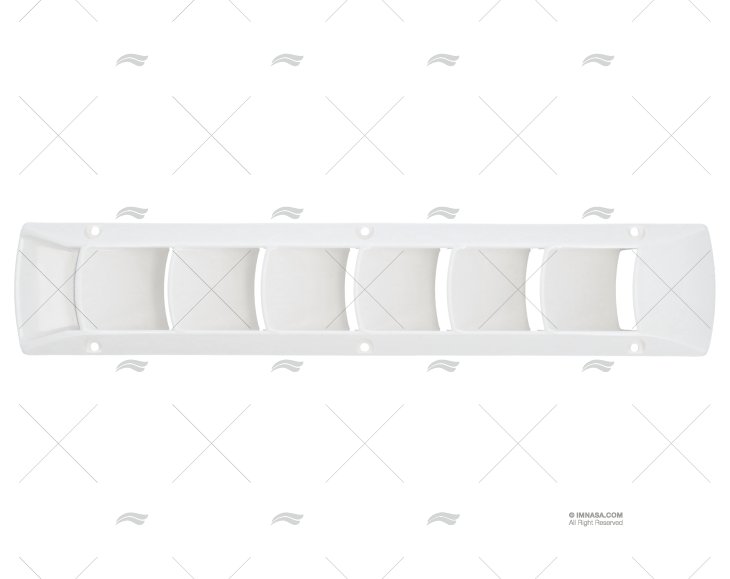 GRILLE D'AERATION 454mm x 88.9 BLANCHE