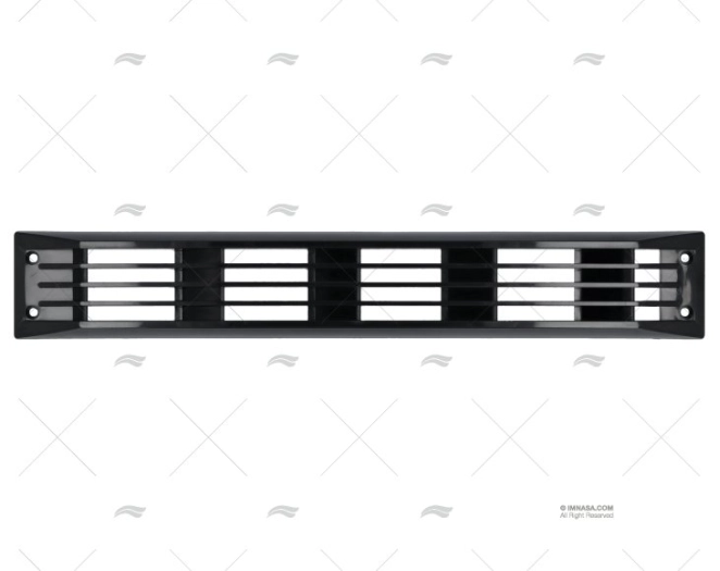 GRILLE INCLIN╔E NOIR 450mm X 70mm