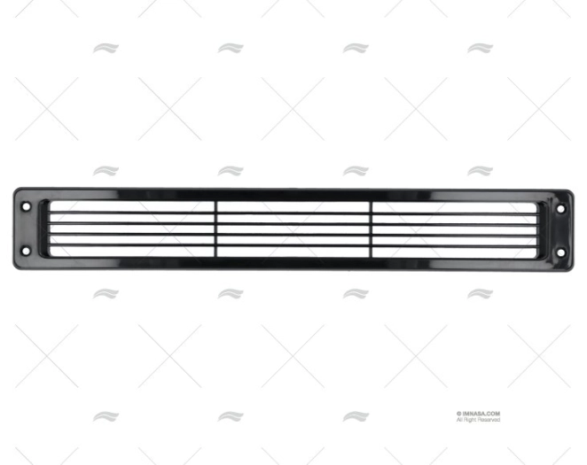 GRELHA PLANA PRETA 445mm X 68mm