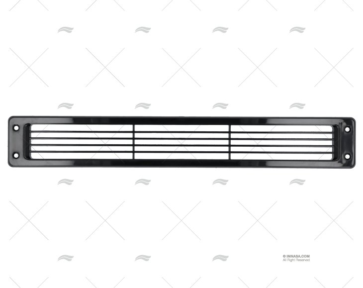 REJILLA PLANA NEGRA 445mm X 68mm