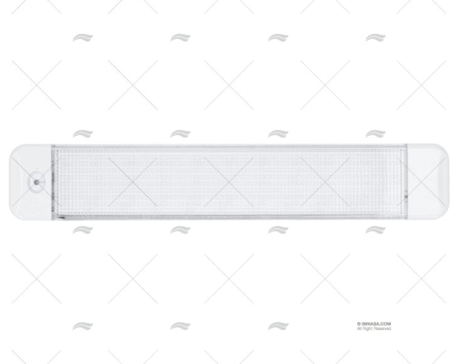 PLAFON LED 10-30V BRANCO C/INTERRUPTOR IP67