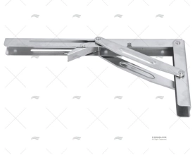 SUPORTE TELESCÓPICO INOX 304 ARCO 303mm 25
