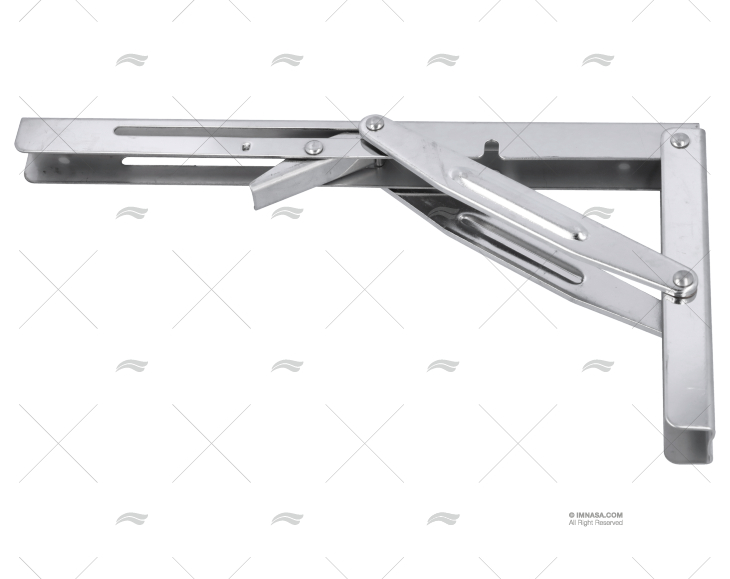 TELESCOPIC SUPPORT S.S. FOR SHELVES, ETC