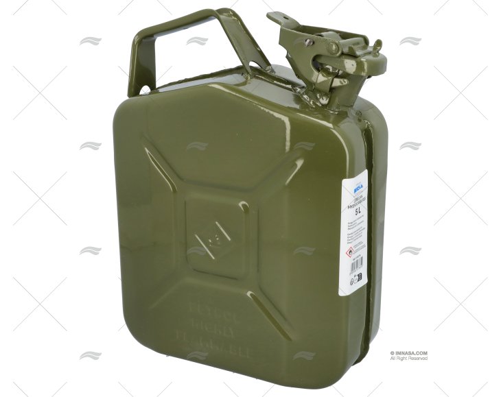 DEPOSITO COMBUSTIBLE   5L METALICO VERDE