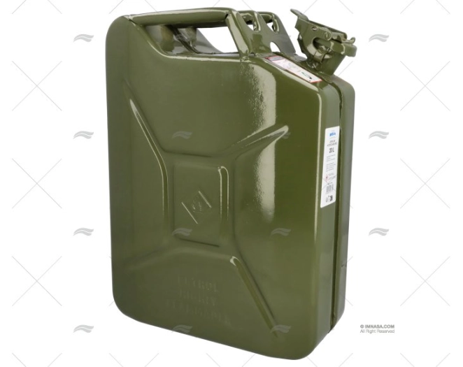 SERBATOIO CARBURANTE  20L METALLICO VERDE