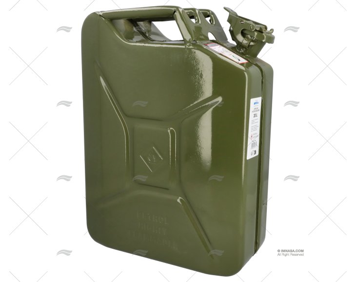 DEPÓSITO DE COMBUSTÍVEL  20L METÁLICO VERDE