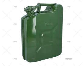DEPÓSITO DE COMBUSTÍVEL  10L METÁLICO VERDE