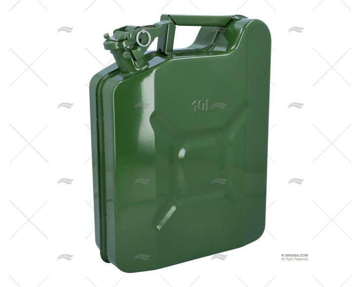 DEPÓSITO DE COMBUSTÍVEL  10L METÁLICO VERDE