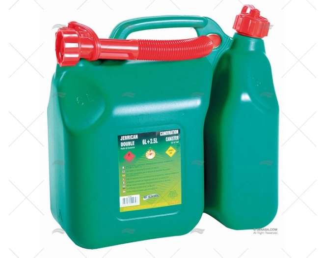 DOUBLE JERRYCAN 6+2.5L