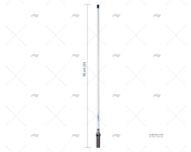 ANTENNA WIFI 0.90MT 2400-2500Mhz SCOUT