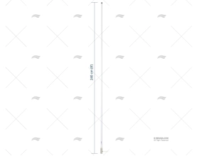 ANTENNA VHF 2.40MT 6dB SCOUT