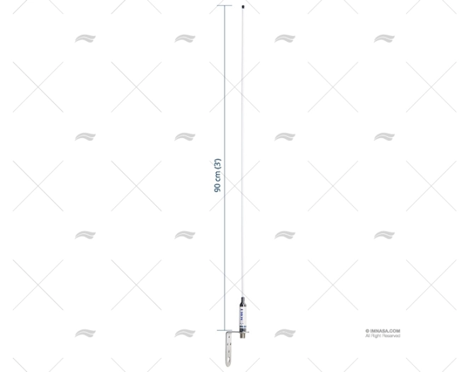 ANTENA VHF 0.90MT SAIL SCOUT