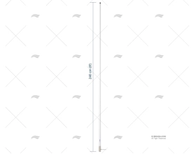 AM-FM ANTENNA 2.40MT SCOUT