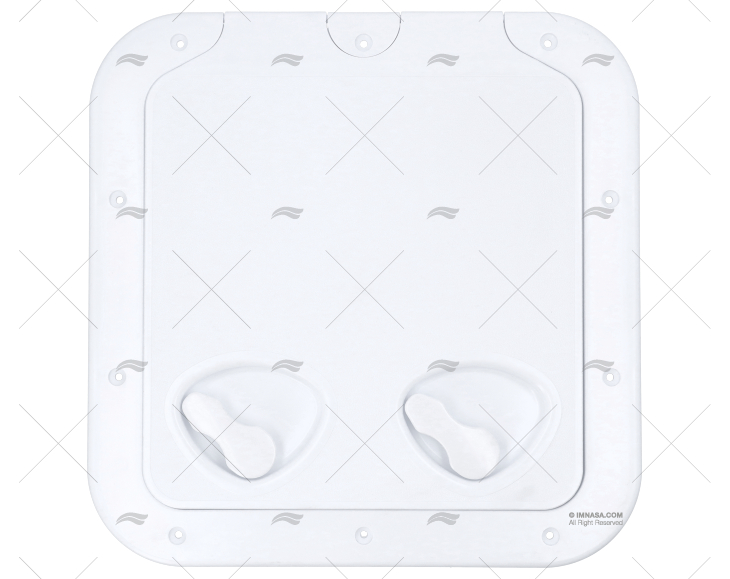 TAMPA PVC BRANCA 375 X 370 mm