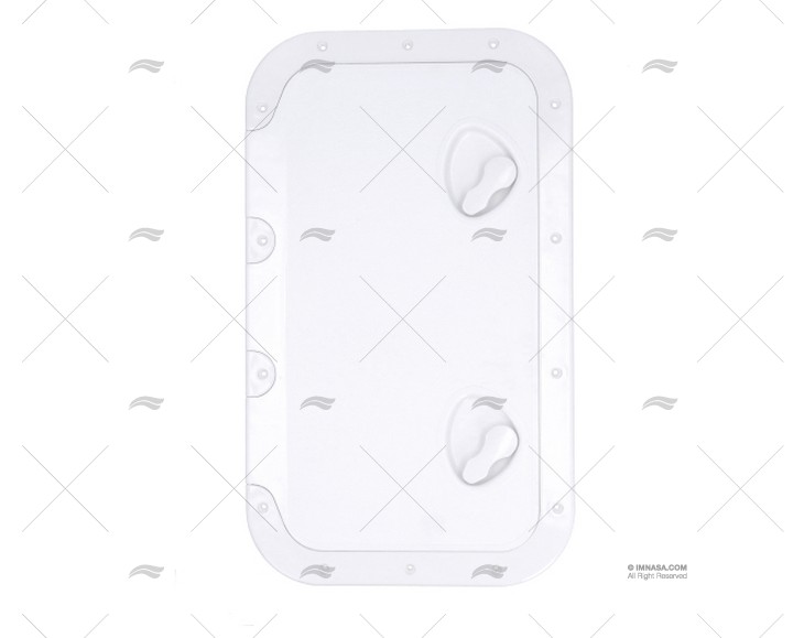 HATCH PVC BRANCO 355 X 600 mm