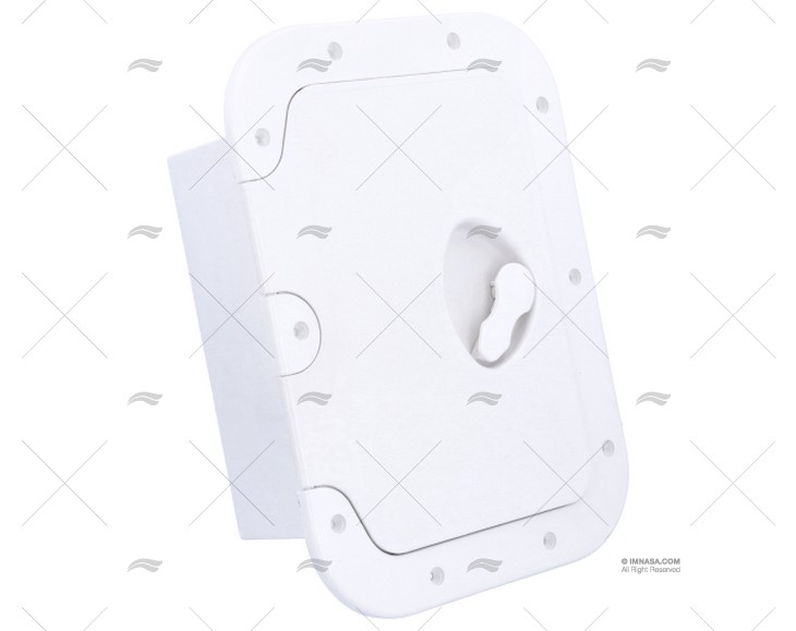 COPERCHIO CASSETTO PVC BIANCO 275 X 375 mm