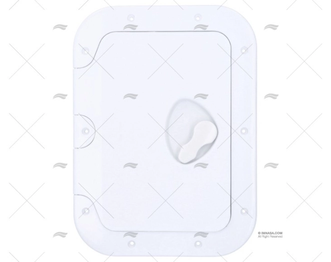 HATCH PVC WHITE 275 X 375 mm