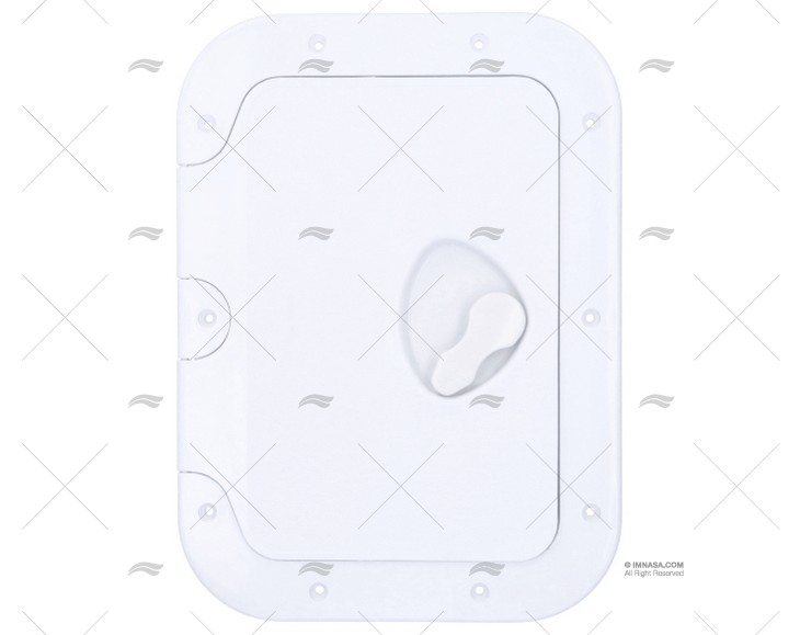 HATCH PVC BRANCO 275 X 375 mm