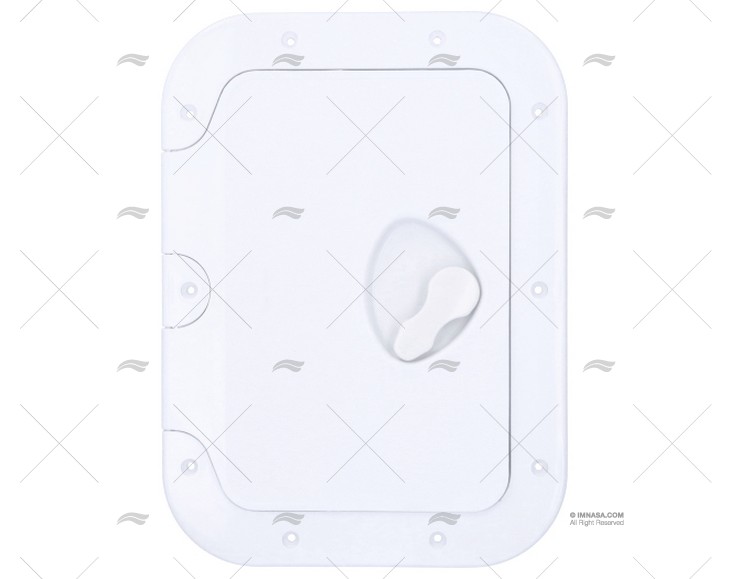 TAMPA PVC BRANCA 275 X 375 mm