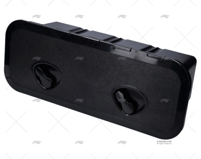 COPERCHIO CASSETTO PVC NERO 243 X 607 mm