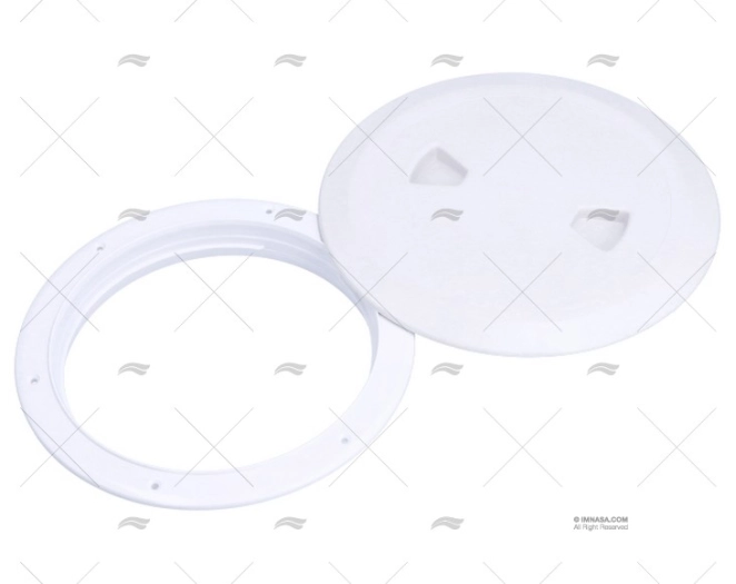 TAMPA PVC BRANCA DIÂM EXT 222mm