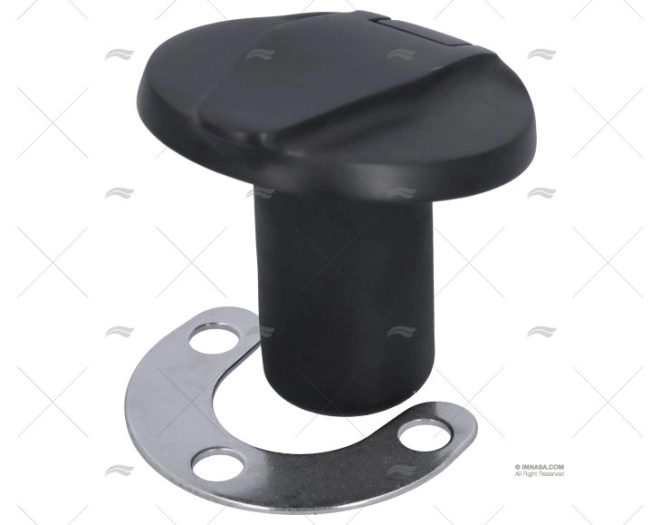 SUPORTE MASTRO C/TAMPA PRETO FOSCO MARINE TOWN