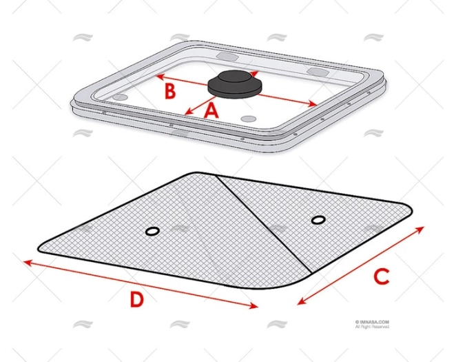 CORTINAS PARA ESCOTILLAS VENTILADAS PE