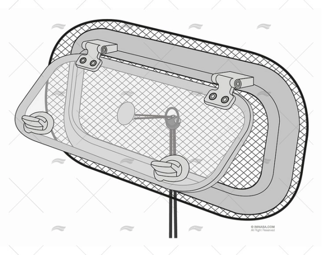 MOSQUITO NET FOR PORTLIGHTS-SMALL (2 PAC