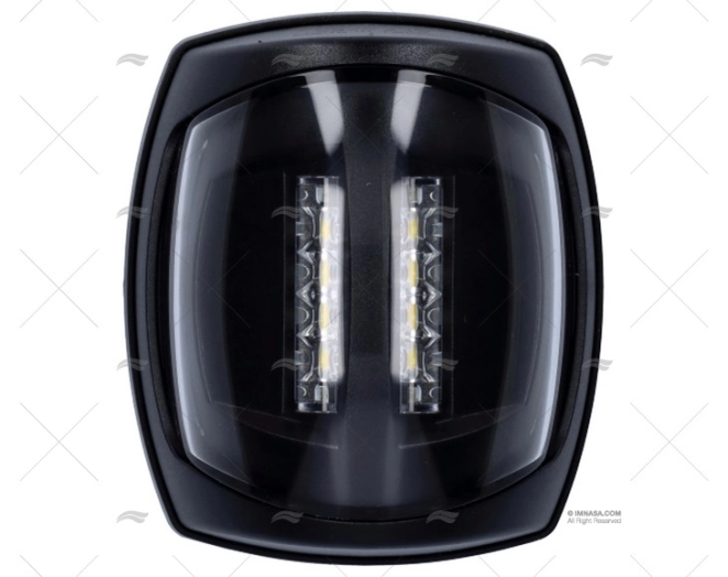 LUCE DI VIA DI TESTA LED NERA 9-33V