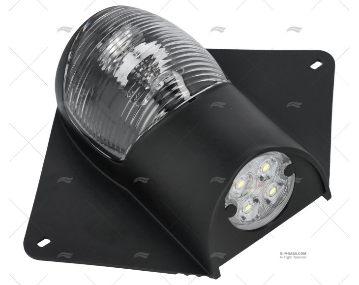 LUZ TOPO FAROL DE CONVÉS LED 9-33V PRETO