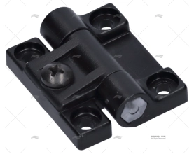 ADJUSTABLE TORQUE HINGE BLACK SOUTHCO