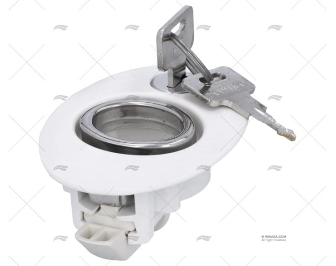 FECHO BEETLE C/FECHADURA BRANCO 10-16 S SOUTHCO