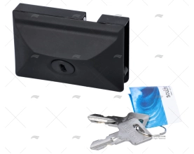 LOQUET DE PORTE D'ACCES NOIR SOUTHCO