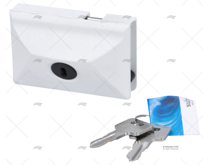 FECHO P/PORTA BRANCO SOUTHCO